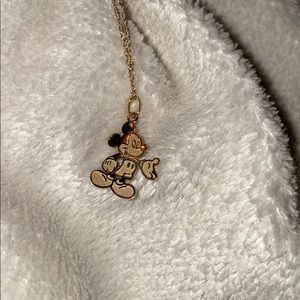 Mickey Mouse 15" Necklace in 14k Gold